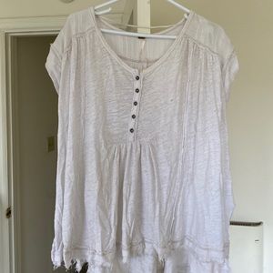 Free people white blouse